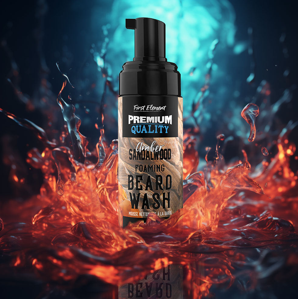 Foaming Beard & Face Wash - Amber Sandalwood