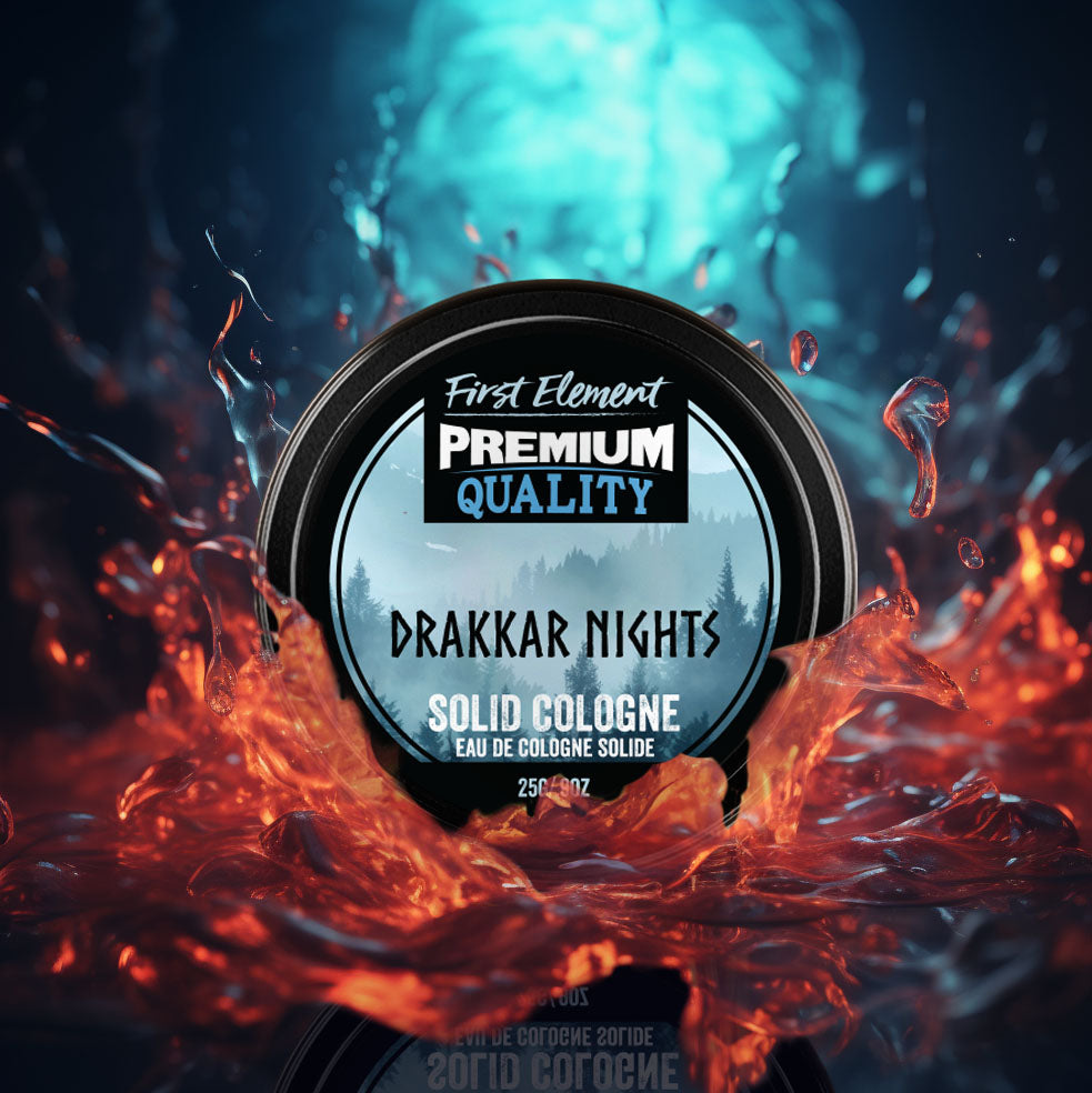 Drakkar nights solid cologne magazine splash made in Canada