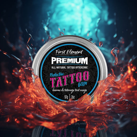 Protective Tattoo Aftercare balm. All Natural Tattoo aftercare. Perfect for new tattoos during the healing process. 